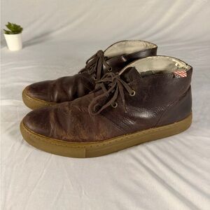 Ralph Lauren Polo Cliff Chukka Leather Ankle Boots Mens 8D Shoes
